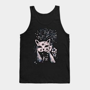 Sakura Mask Pencil Tank Top